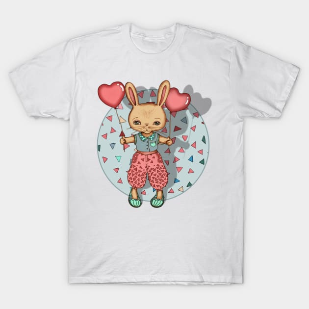 SomeBunny Loves You T-Shirt by micklyn